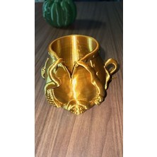 Kraken Dekorlu Skulent Saksısı