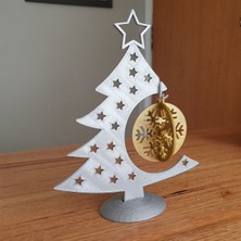 Kar Tanesi Noel Ağacı Yılbaşı Biblosu