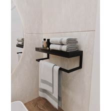 Aju Havluluk Banyo Rafı Havlu Askısı Şal Aksesuar Bakım Ürünleri Banyo Mutfak Düzenleyici Baharatlık Raf