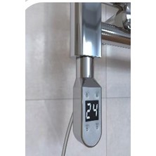 Digisu 300X1000 Siyah Elektrikli-Digital Termostatlı Havlupan