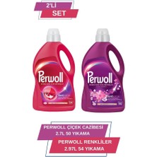 Perwoll Yenileme Renkli 2x2.97L & Perwoll Yenileme Çiçek Cazibesi Renkliler 2.75L & Vernel Max Naturals Mineraller ve Hindistan Cevizi 1.44L