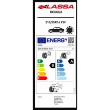 Lassa 215/55 R16 93V Revola Yaz Lastiği (Üretim Yılı:2025 )