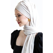 Ladrans Çapraz Şallı Dolgusuz Bone