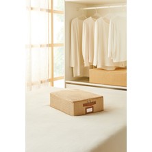 Ocean Home Textile Küçük Boy Jüt Destekli Kutu Hurç 31 x 38 x 12  cm