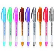Pensan Simli Jel Kalem 1mm Turuncu 4 Adet
