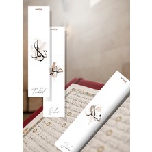 Noktra Design - Rıza Makamı Kitap Ayracı Seti -Şükür, Sabır, Tevekkül 3' Lü Set