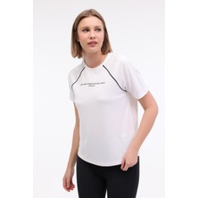 Lumberjack Wl Anısa 11MS425 5fx Beyaz Kadın Kısa Kol T-Shirt