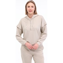 Lumberjack Wl Doına 16MS438 5fx Haki Kadın Sweatshirt