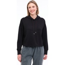 Lumberjack Wl Enya 17MS434 5fx Siyah Kadın Sweatshirt