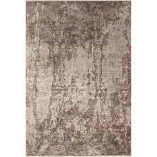 Seyran Asır 0251 Gri Salon Halısı Yolluk Yumuşak Tuşeli Modern Dokuma Makine Halısı