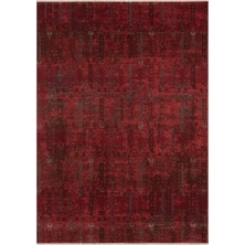 Seyran Asır 0258 Bordo Salon Halısı Yolluk Yumuşak Tuşeli Modern Dokuma Makine Halısı