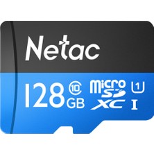 Netac P500 NT02P500STN-128G-R Uhs-I U1 CLASS10 Microsdxc 128GB Hafıza Kartı (Sd Adaptörlü)