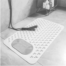 1 Adet Vantuzlu Banyo ve Duş Kaydırmazı Duşa Kabin Küvet Içi Vantuzlu Banyo Paspası 36 x 69,5  cm