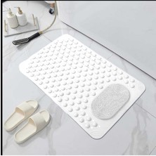 1 Adet Vantuzlu Banyo ve Duş Kaydırmazı Duşa Kabin Küvet Içi Vantuzlu Banyo Paspası 36 x 69,5  cm