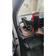 Peugeot Rifter, Citroen Berlingo, Fiat Doblo, Opel Combo, Proace City Araç Ici Telefon Tutucusu