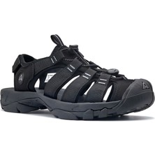 Humtto HM710445B Burnu Kapalı Siyah Outdoor Kadın Trekking Spor Sandalet