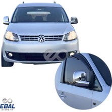 Ebal Oto Vw Caddy Krom Ayna Kapağı 2 Prç. 2004-2015 Paslanmaz Çelik