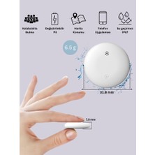 Hbb-K Wireless Airtag Akıllı Takip Cihazı (Sadece Apple iPhone Uyumlu)