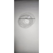 Mika Tabak& Parti Tabak&parti Mika Tabak & Doğum Günü Tabak & Plastik Çerezlik 13 cm 6 Adet
