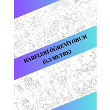 Harfleri Öğreniyorum Boyama Kağıdı – 3.5 Metre