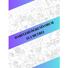 Harfleri Öğreniyorum Boyama Kağıdı – 3.5 Metre