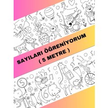 Sayıları Öğreniyorum Boyama Kağıdı – 5 Metre