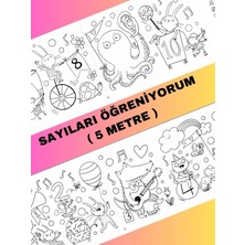 Sayıları Öğreniyorum Boyama Kağıdı – 5 Metre