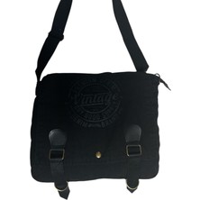 Old Cotton Cargo Old Cotton Vintage Salaş Kaliteli Unisex Günlük Gezi Kamp Okul Postacı Omuz Çantası San Diego 32 cm x 25 cm