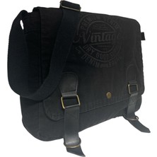 Old Cotton Cargo Old Cotton Vintage Salaş Kaliteli Unisex Günlük Gezi Kamp Okul Postacı Omuz Çantası San Diego 32 cm x 25 cm