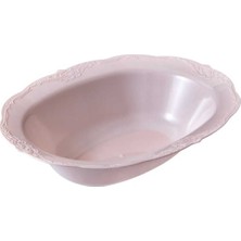 Mika Tabak& Parti Tabak&parti Mika Tabak & Doğum Günü Tabak & Plastik Çerezlik Pembe 6 Adet
