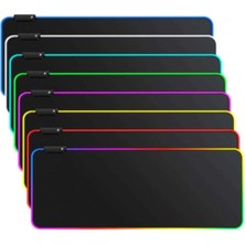 Ata Soft Rgb LED Gaming Mousepad Siyah Kaymaz Su Geçirmez Xl Mousepad 90X40