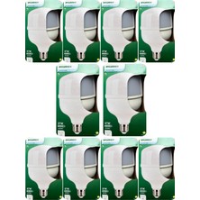 Sylvania (10 Adet) 37W 6500K (Beyaz Işık) E27 Duylu (Kalın Duy) Torch LED Ampul