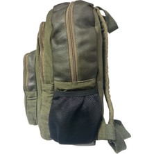Old Cotton Cargo Old Cotton Kaliteli Siyah Vintage Salaş Baskılı Disayn Günlük Gezi Okul Sırt Çantası Revilla Bag 28X38CM