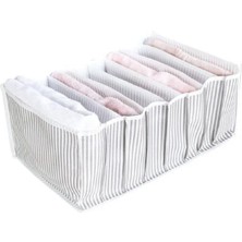 Royaleks Group Çizgili Akordiyon Organizer L Boy 24X37X18  cm-EV354