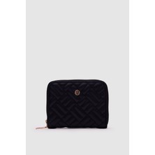 Ollbag Siyah Nakış Detaylı Bayan Cüzdan - OL-1090