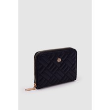 Ollbag Siyah Nakış Detaylı Bayan Cüzdan - OL-1090
