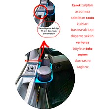 HR PLAST araç içi oto bardaklık ve bardak içecek tutucu gri Renk Seçeneği