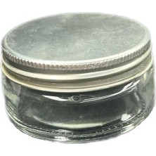 Zylan Ambalaj 50 ml Şeffaf Cam Krem Kavanozu Gold Kapaklı, 24 Adet