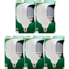 (5 Adet) Sylvania 45W 3000K (Sarı Işık) E27 Duylu (Kalın Duy) Torch LED Ampul 
