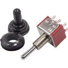 Motorobit On-Off-On 6-Pin Su Geçirmez Toggle Switch
