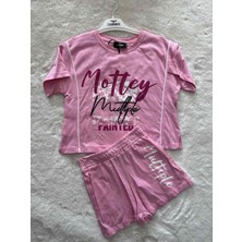 Motley Şortlu Crop Ikili Takım