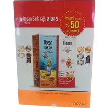 Ocean Balık Yağı Portakal Aromalı 150 ml - Imunol Şurup 150 ml