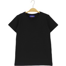 Crassi Erkek Çocuk T-Shirt Baggy Fit Kesim Siyah Renk Kısa Kol Günlük Tarz
