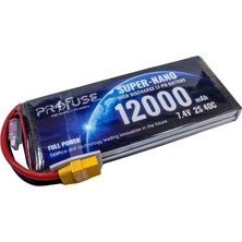 7,4V 2s 12000MAH 40C Lipo Batarya