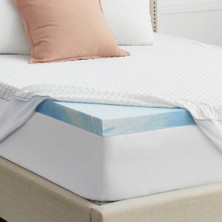 Ecotopper - 4  cm  Marble Mermer Desenli Hr Destek Sünger Yatak Pedi