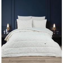 Schafer Home Mona Çift Kişilik Şönil Yorgan Seti 6 Parça-Krem