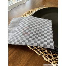 Cacon 4 Adet 40 x 60 cm  Ekose Desen, Alman Peçetesi, Mutfak Havlusu, Kurulama Havlusu, Mutfak Havlusu