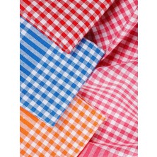 Cacon 4 Adet Pöti Kareli Kurulama Bezi, 50 x 70  cm  Karışık Renk, Beslenme Örtüsü