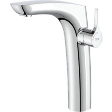 ROCA Insignia Yüksek Lavabo Bataryası, Parlak Krom Renk, Cold-Start - A5A3A3AC00