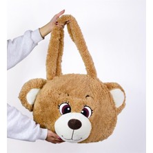 Pabtex Sevimli Ayıcık Pelüş Omuz Çantası Ayıcık Görünümlü Çanta